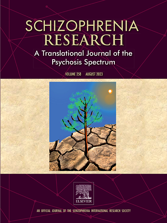 Go to journal home page - Schizophrenia Research